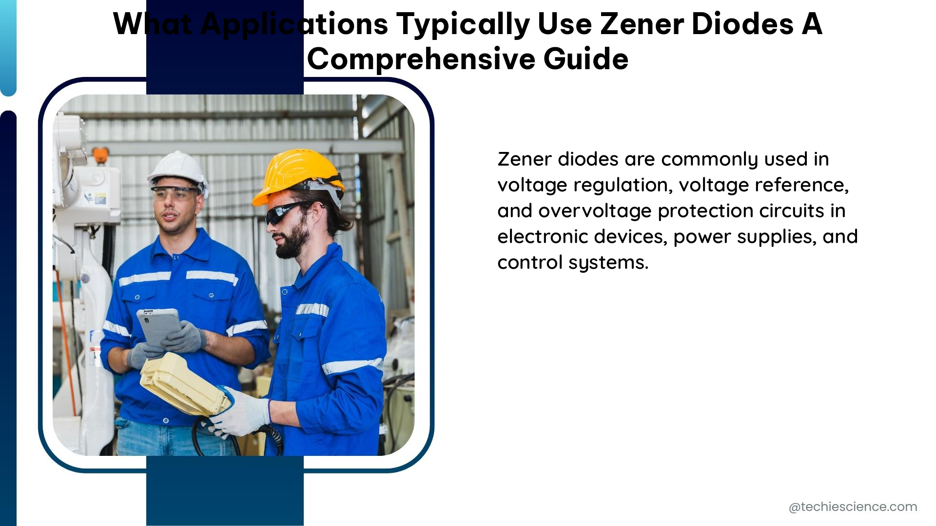 what applications typically use zener diodes a comprehensive guide