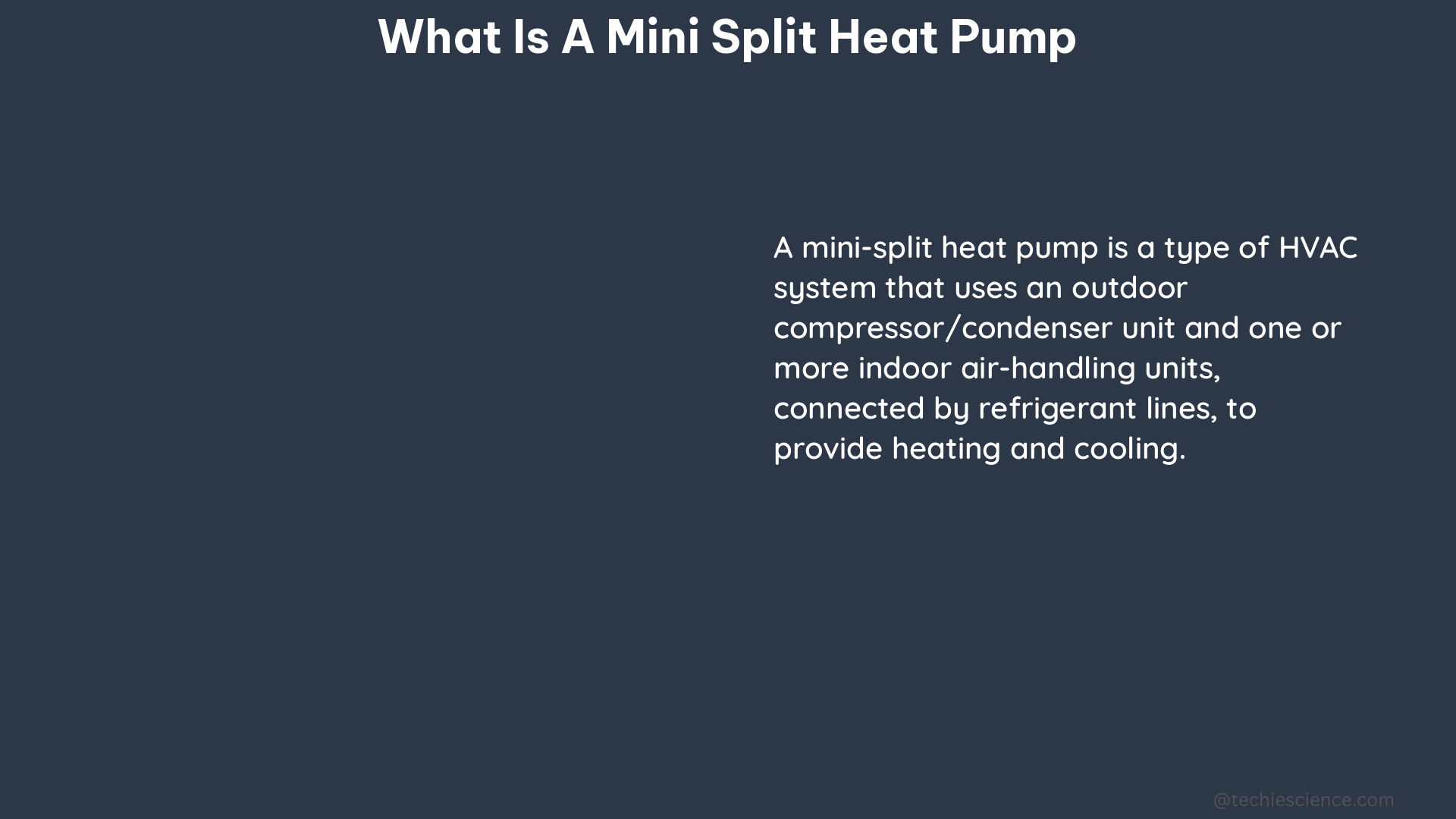 what is a mini split heat pump