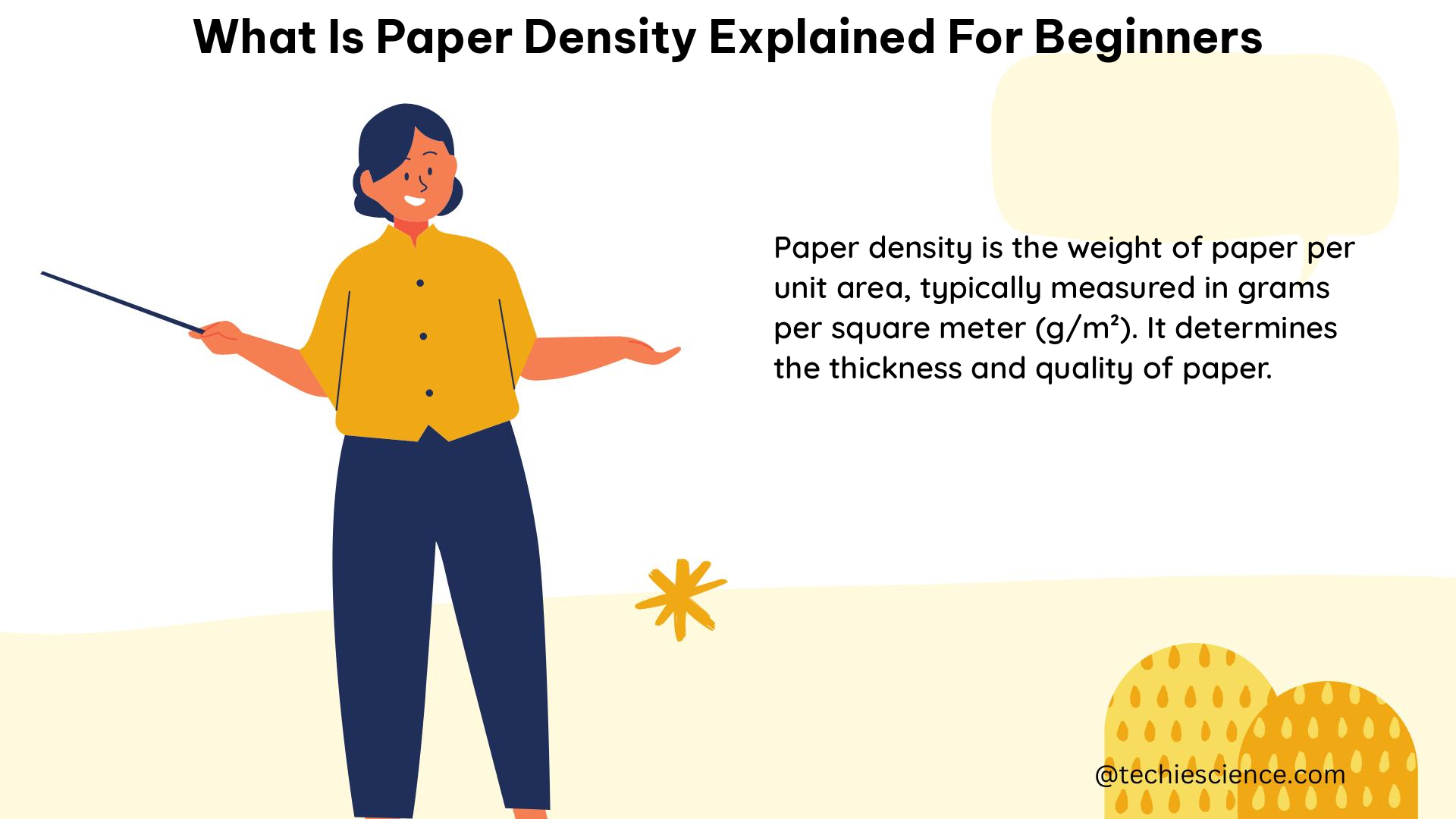 what is paper density explained for beginners