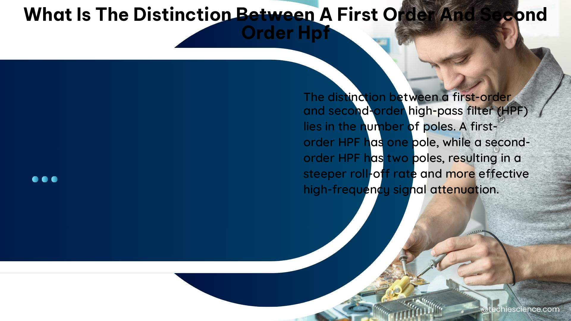 what is the distinction between a first order and second order hpf