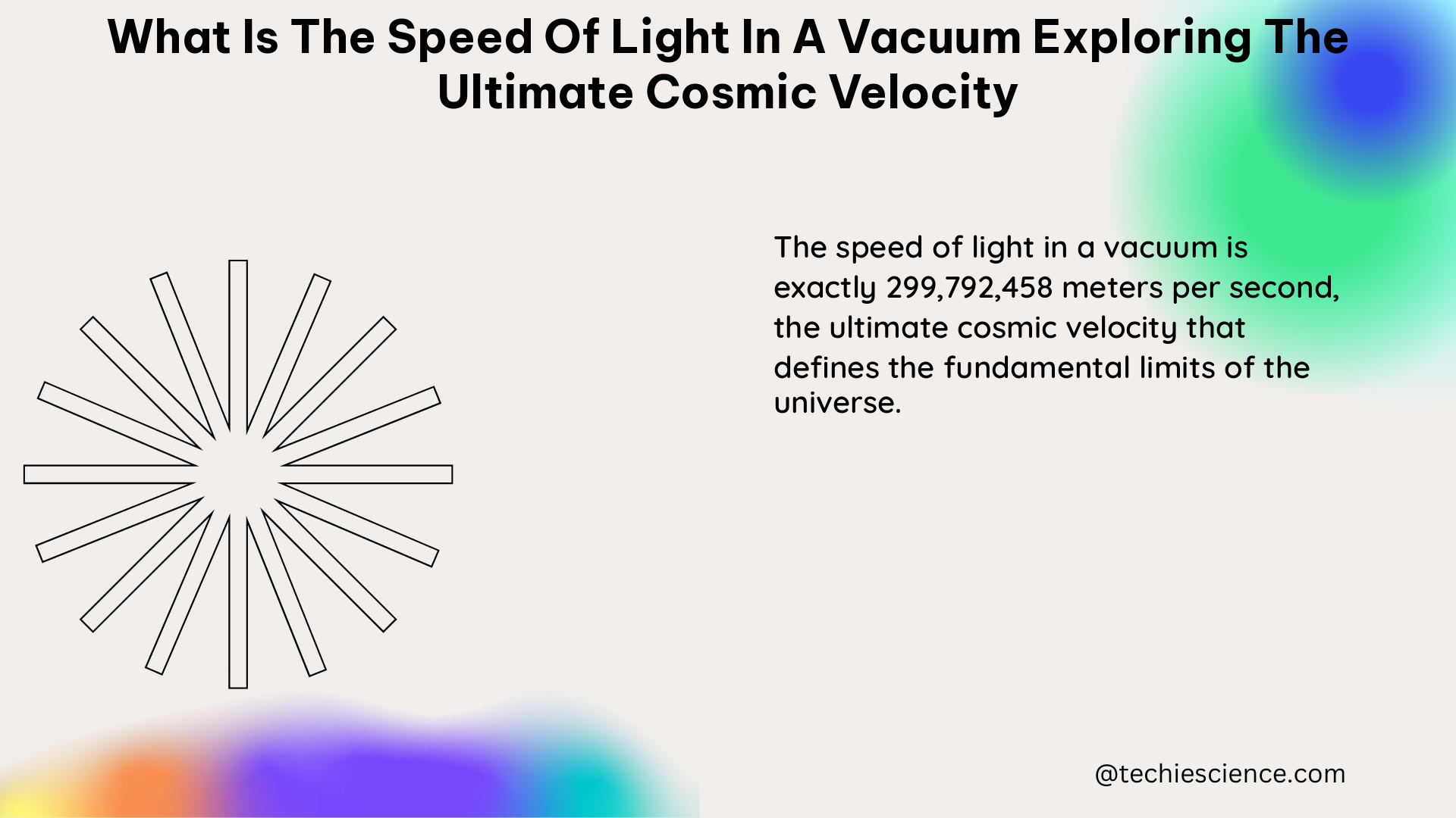 what is the speed of light in a vacuum exploring the ultimate cosmic velocity