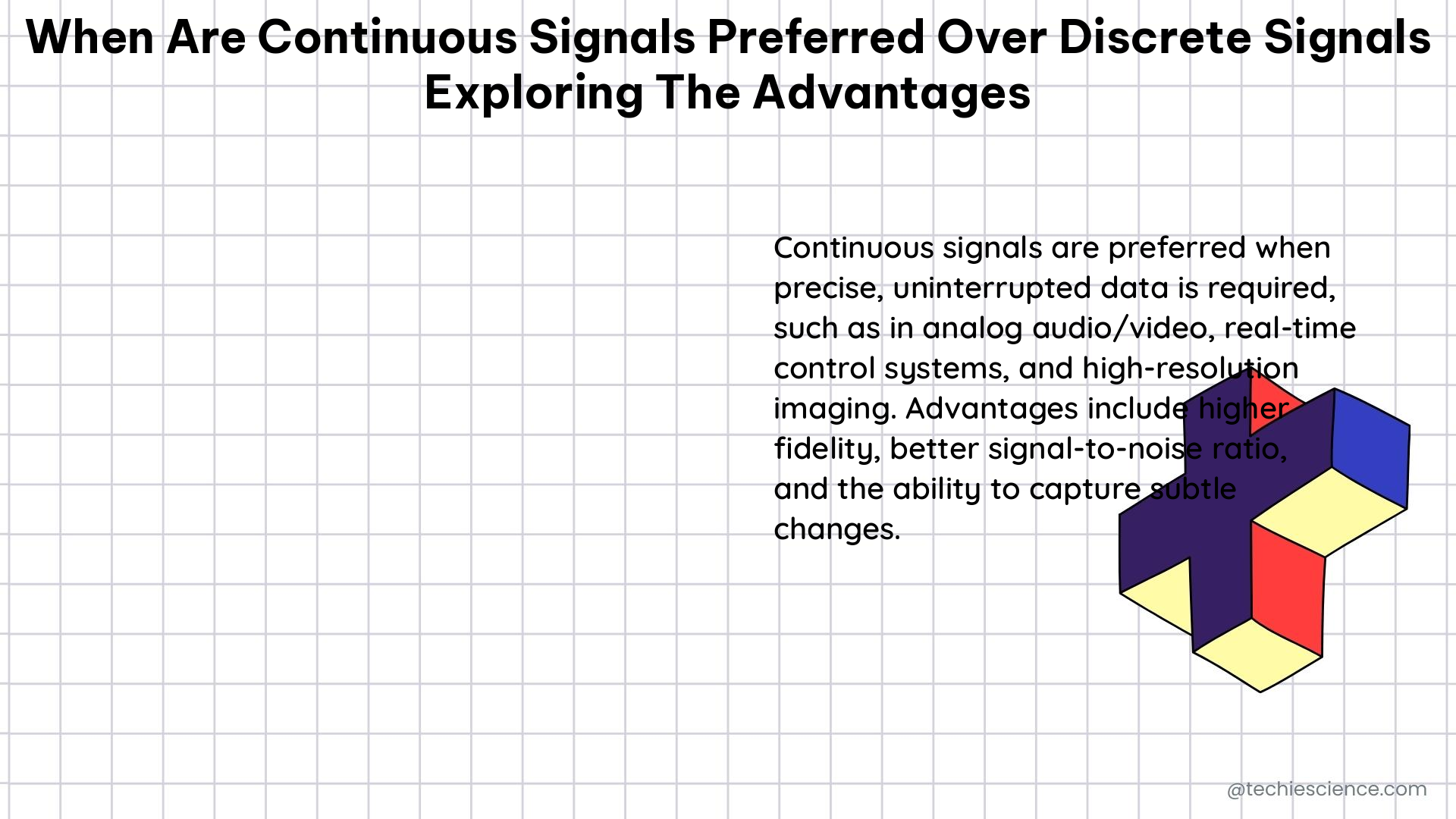 when are continuous signals preferred over discrete signals exploring the advantages