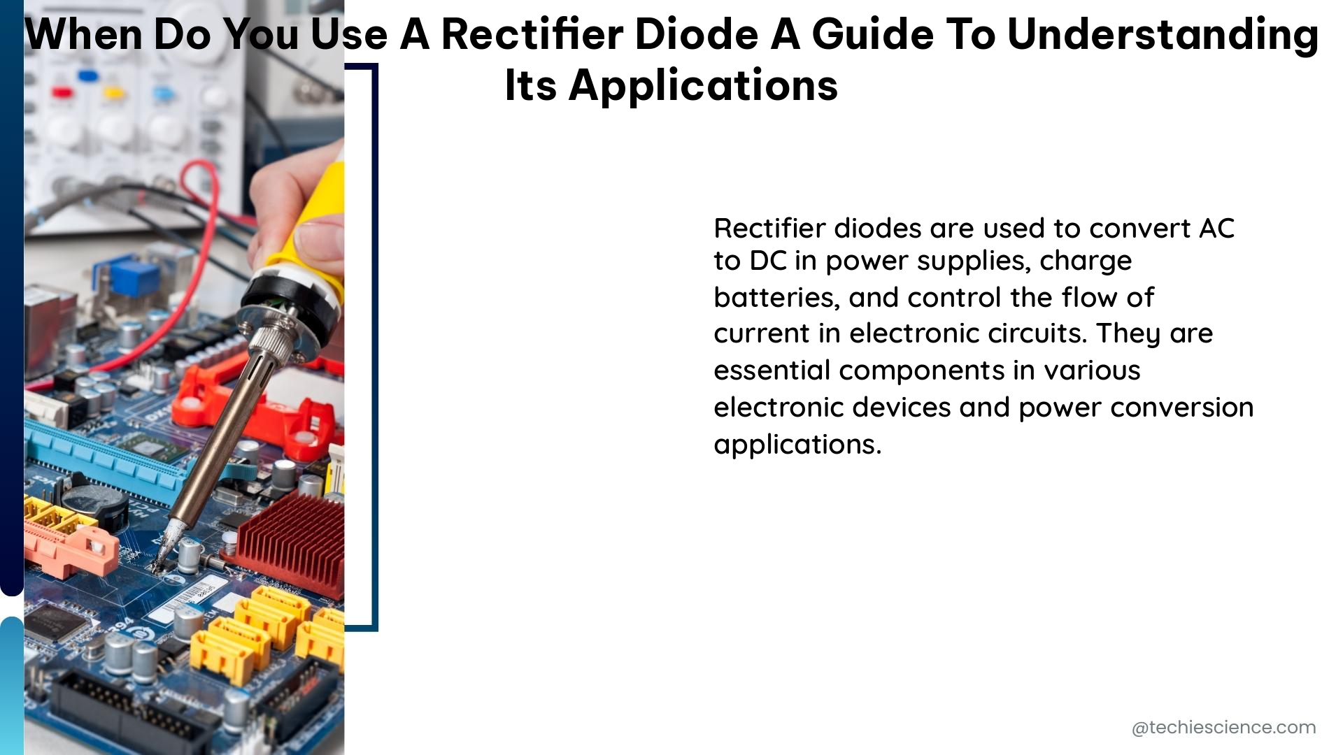 when do you use a rectifier diode a guide to understanding its applications