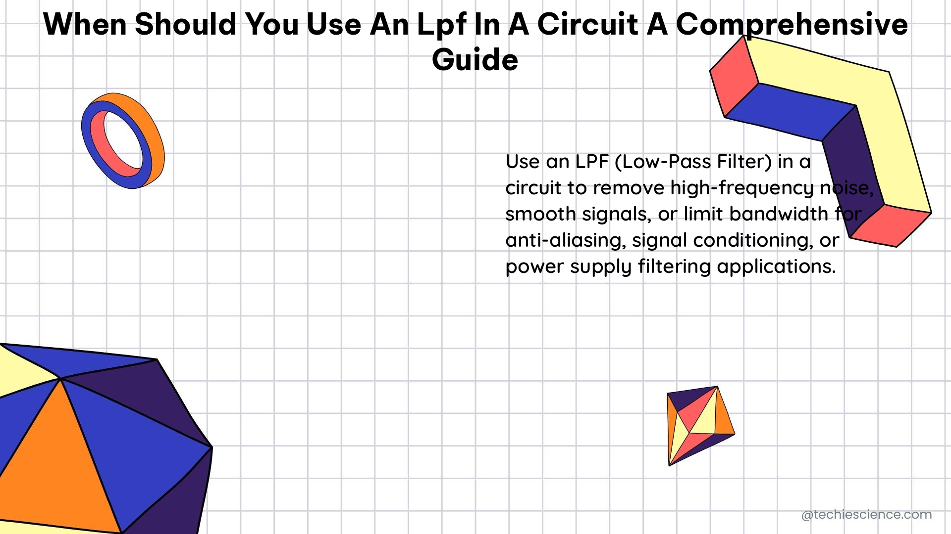 when should you use an lpf in a circuit a comprehensive guide