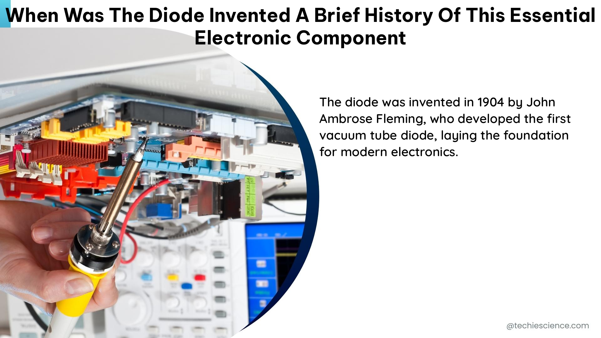 when was the diode invented a brief history of this essential electronic component