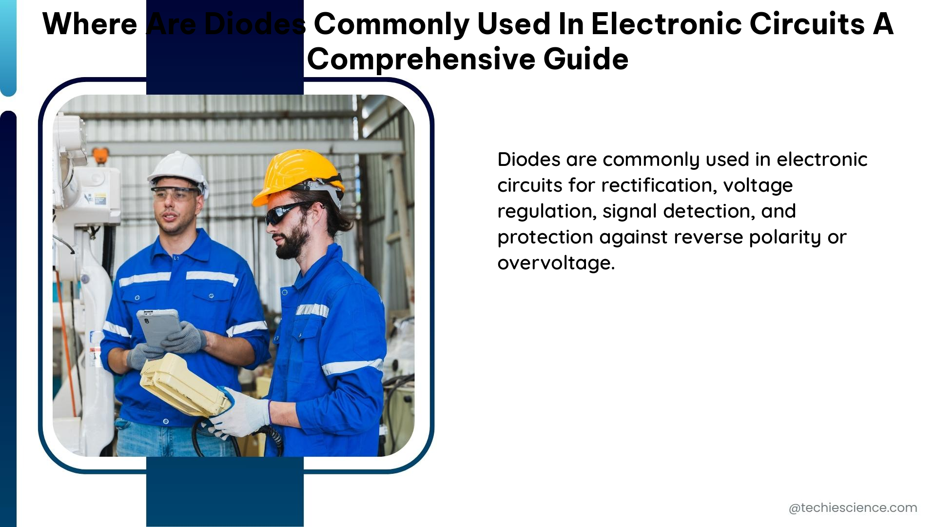 where are diodes commonly used in electronic circuits a comprehensive guide