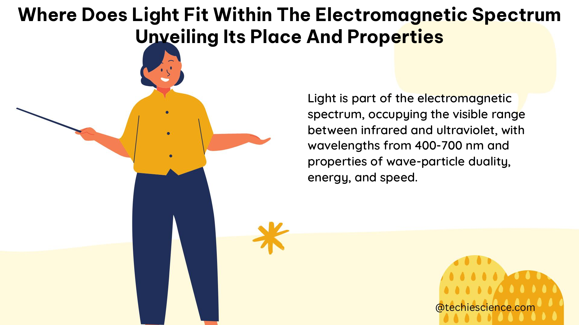 where does light fit within the electromagnetic spectrum unveiling its place and properties