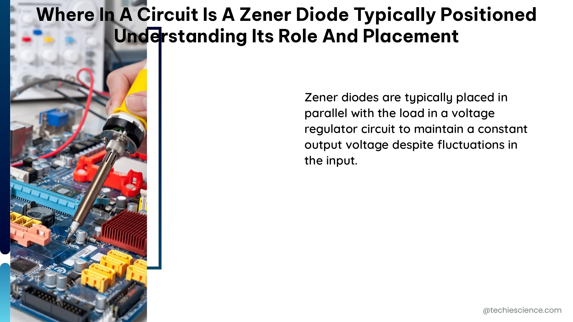 where in a circuit is a zener diode typically positioned understanding its role and placement