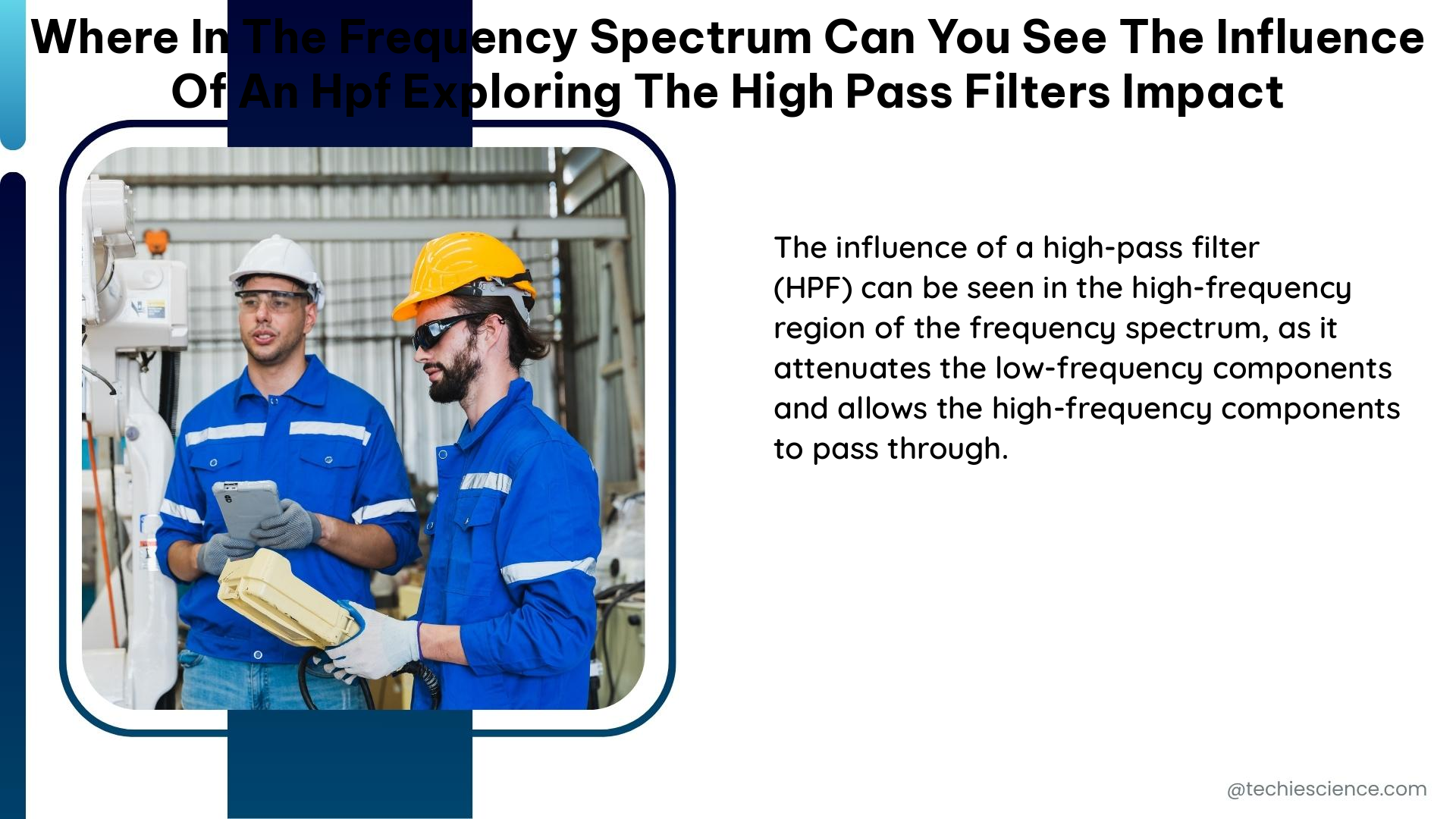 where in the frequency spectrum can you see the influence of an hpf exploring the high pass filters impact