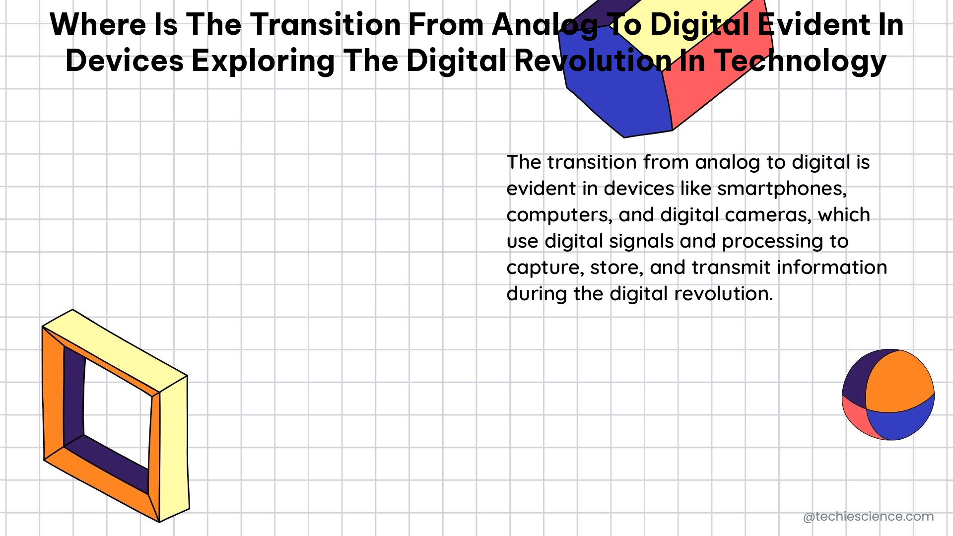 where is the transition from analog to digital evident in devices exploring the digital revolution in technology