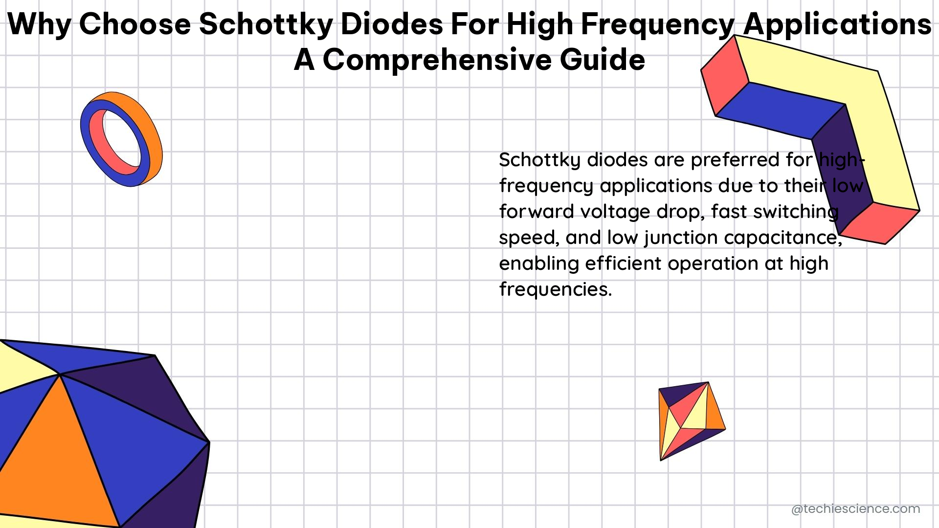 why choose schottky diodes for high frequency applications a comprehensive guide