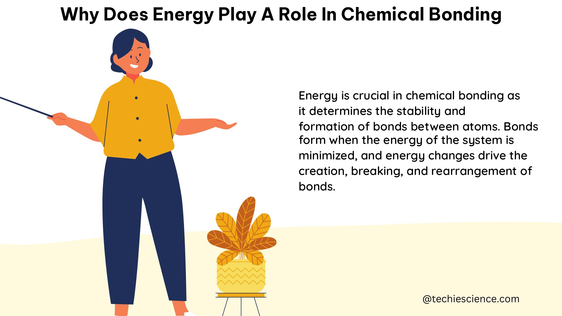 why does energy play a role in chemical bonding