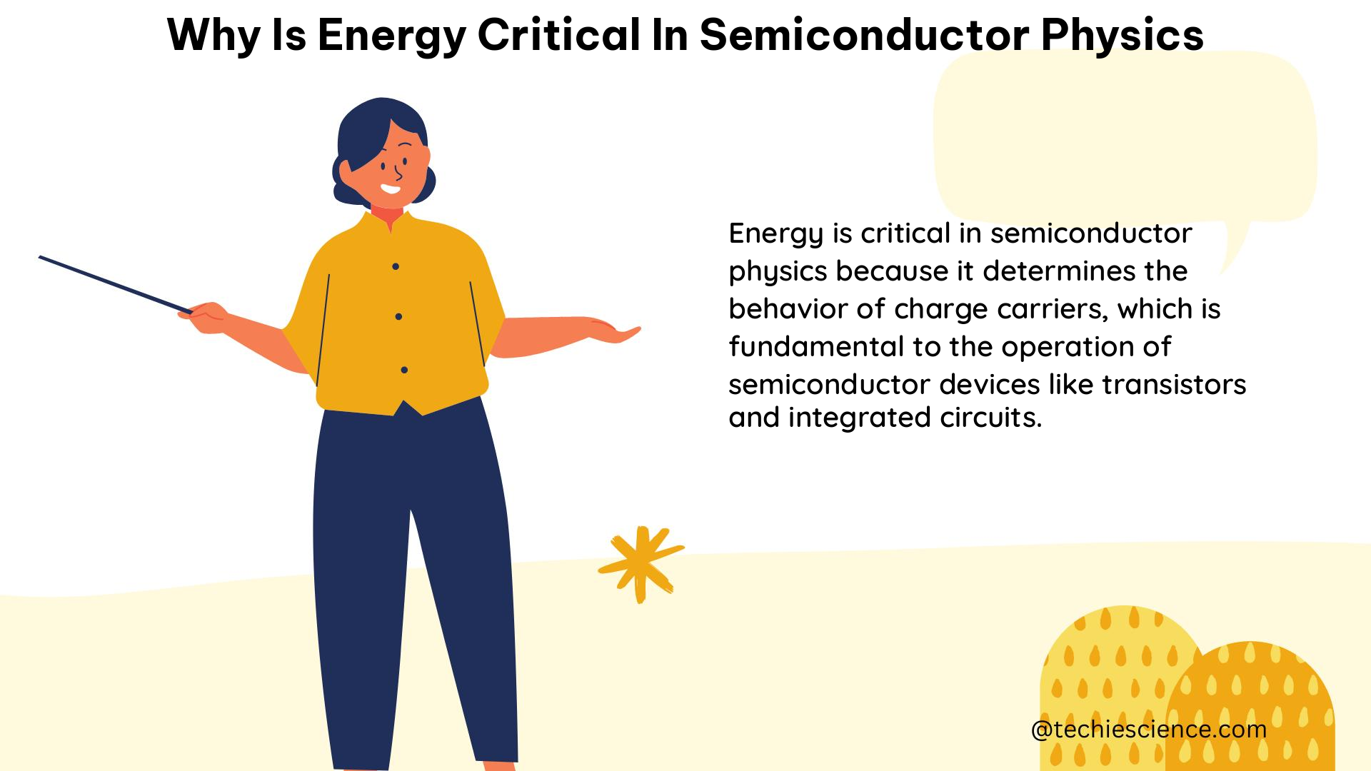 why is energy critical in semiconductor physics