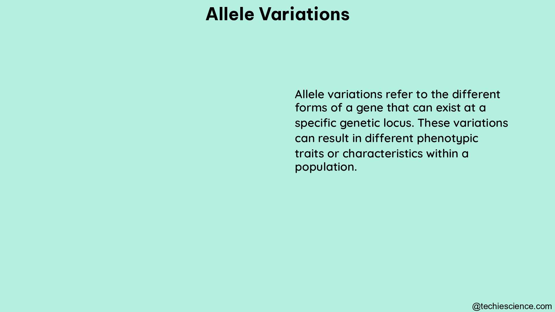 allele variations