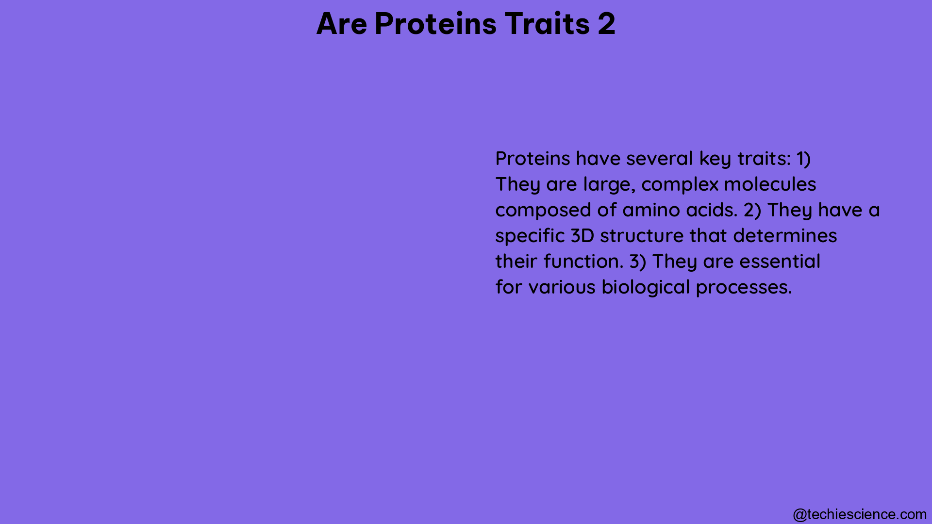 are proteins traits 2