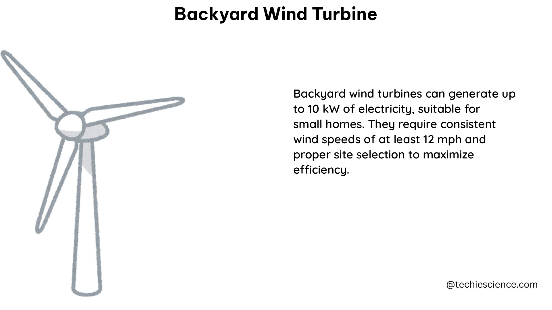 backyard wind turbine