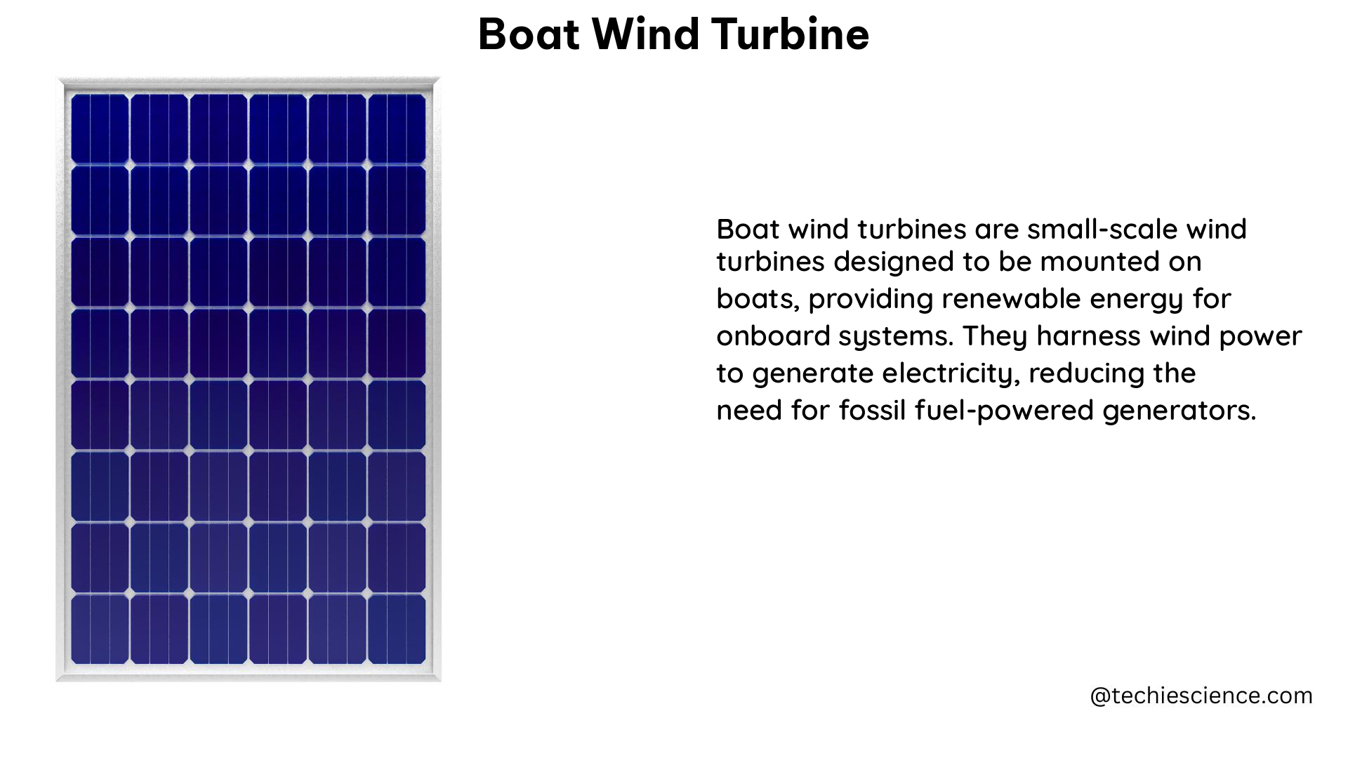 boat wind turbine