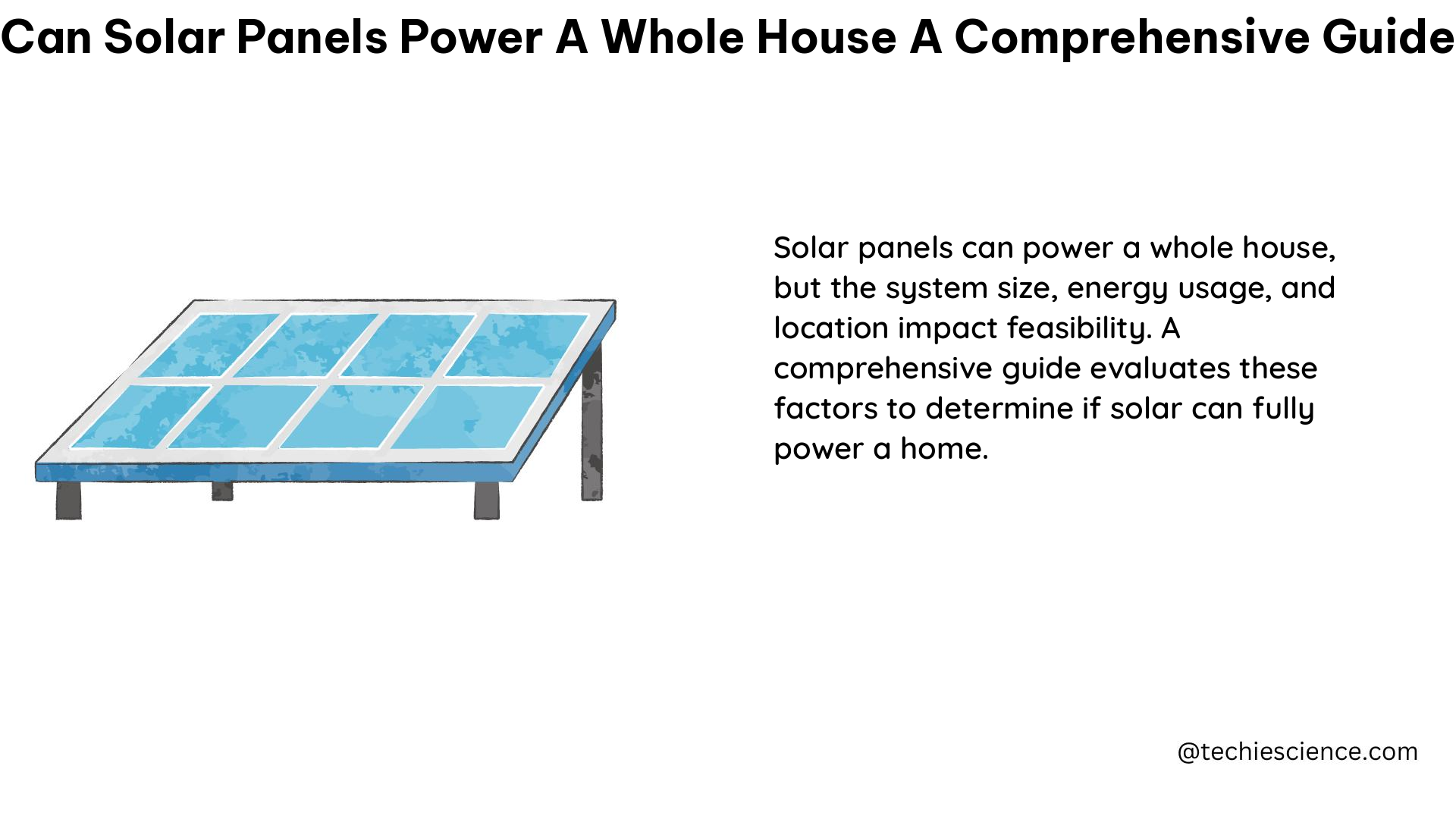 can solar panels power a whole house a comprehensive guide