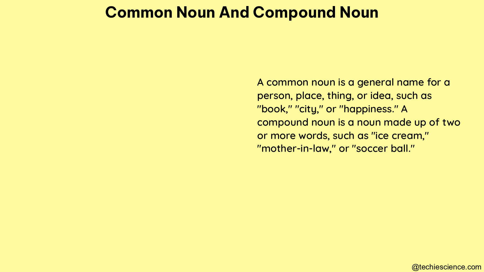 common noun and compound noun