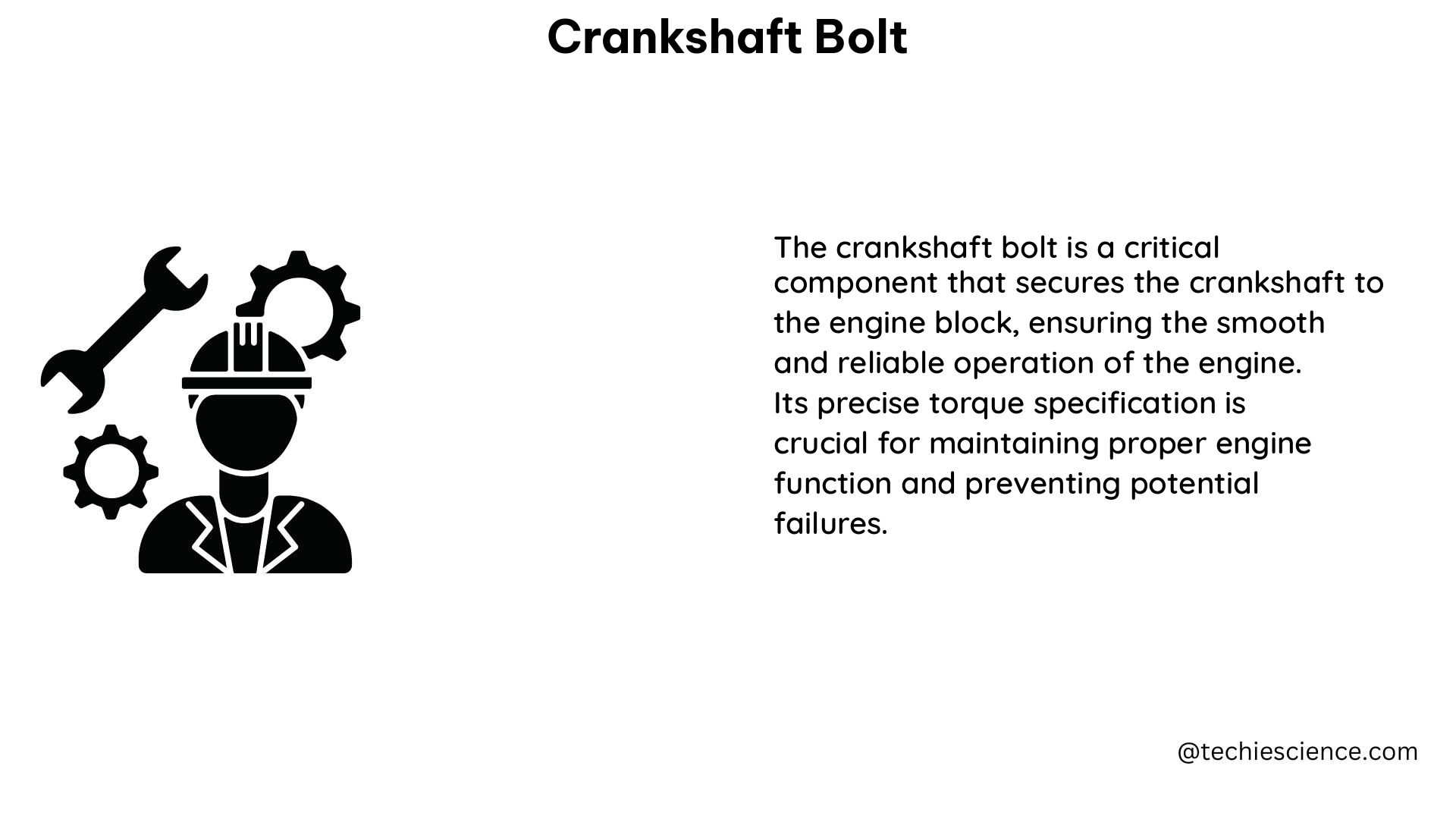 crankshaft bolt