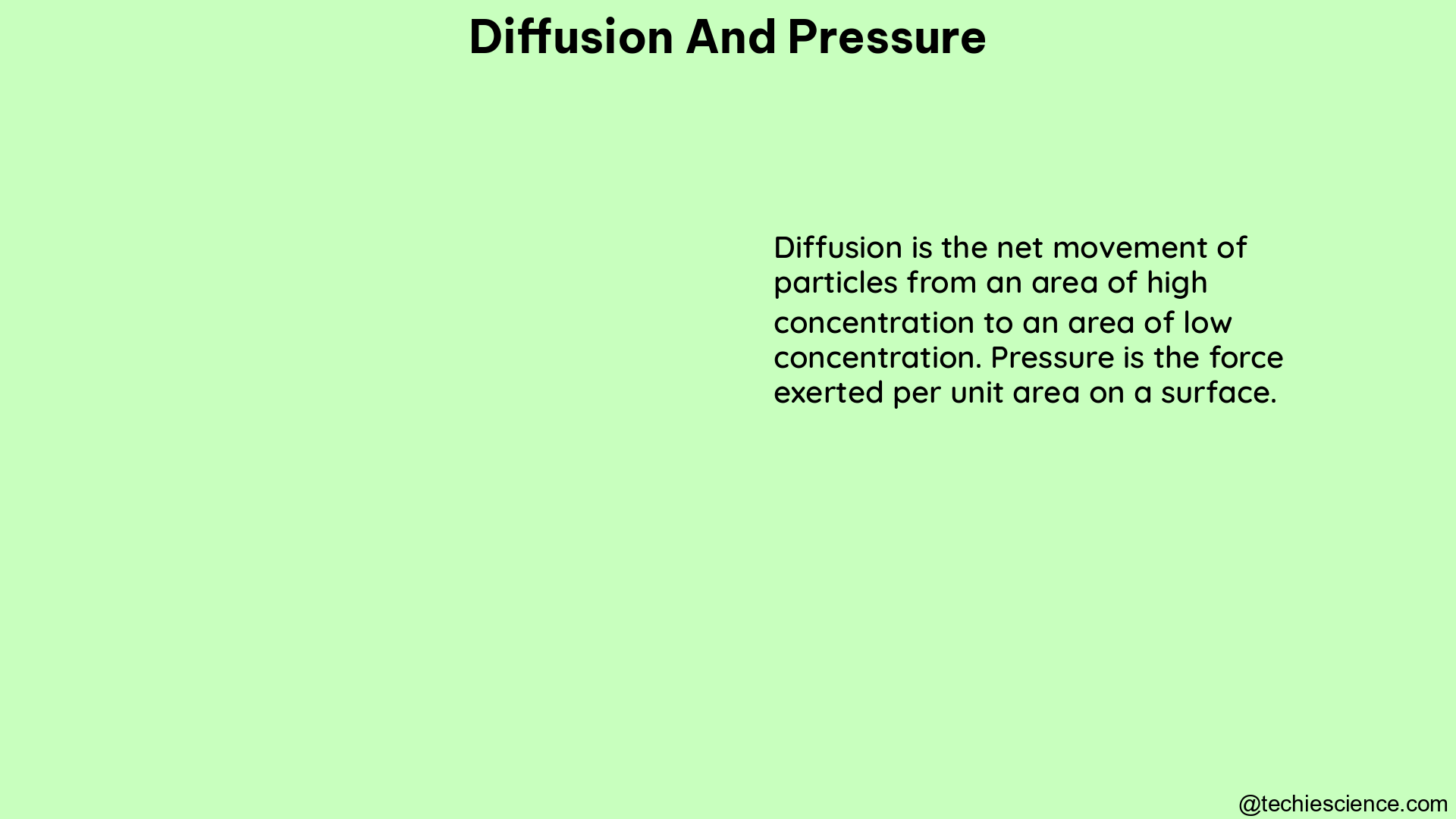 diffusion and pressure