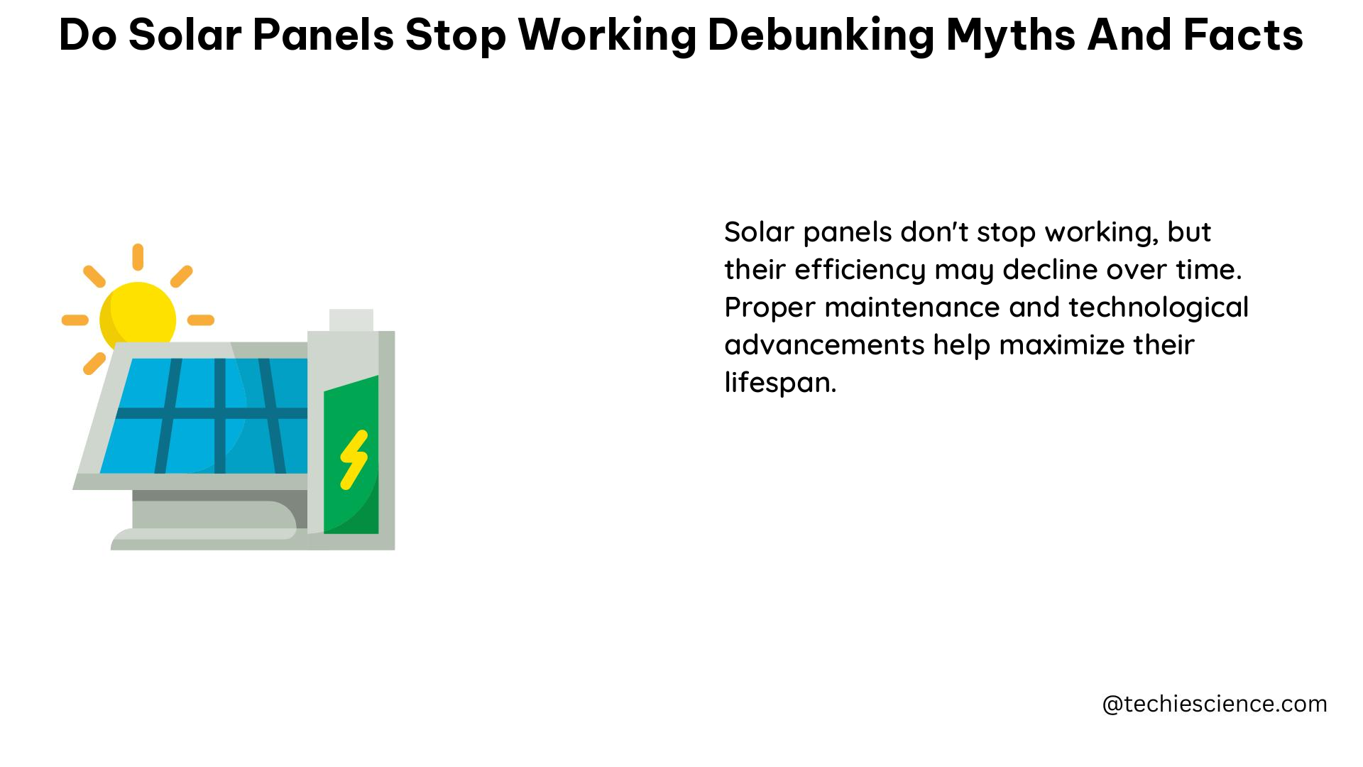 do solar panels stop working debunking myths and facts