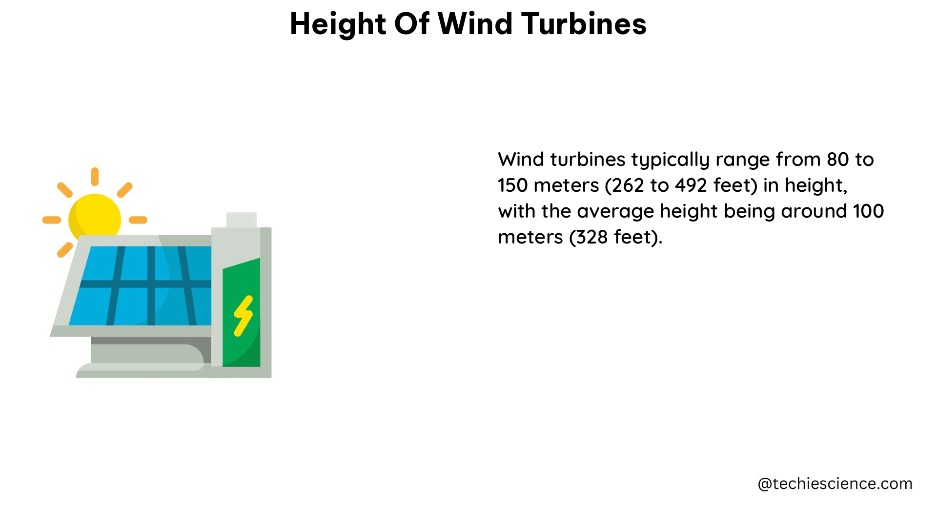 height of wind turbines