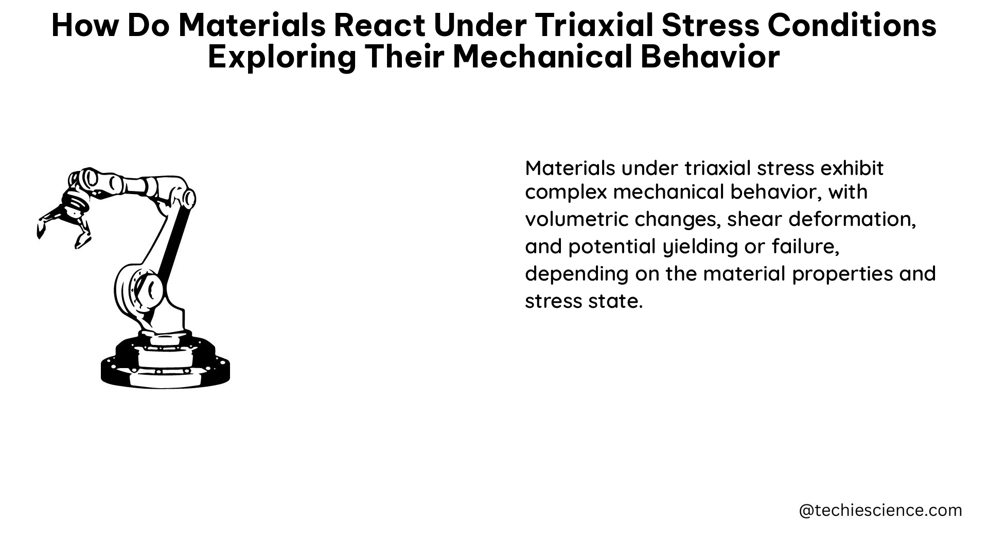 how do materials react under triaxial stress conditions exploring their mechanical behavior