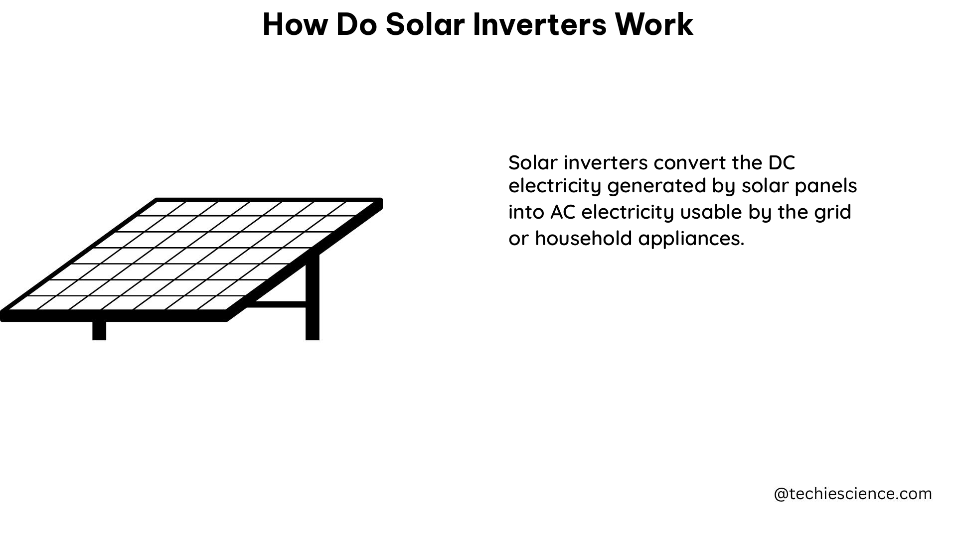 how do solar inverters work