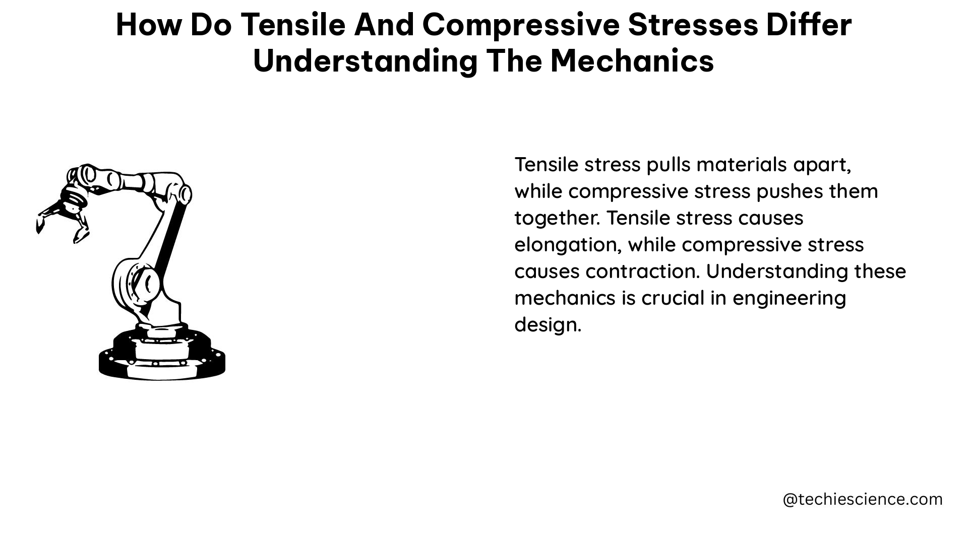 how do tensile and compressive stresses differ understanding the mechanics