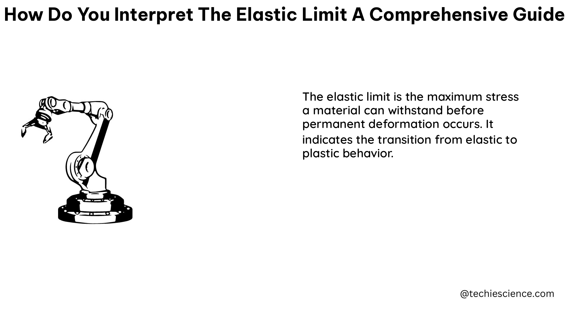 how do you interpret the elastic limit a comprehensive guide