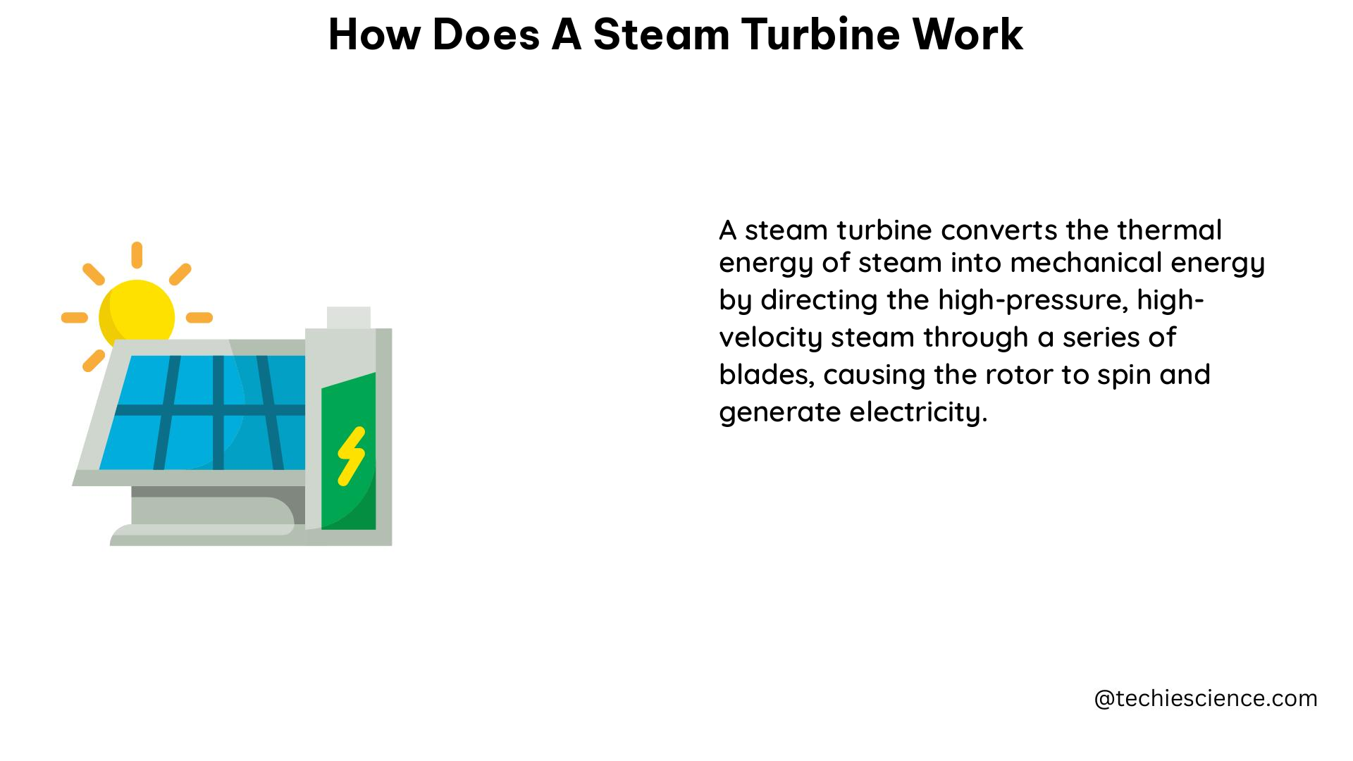 how does a steam turbine work