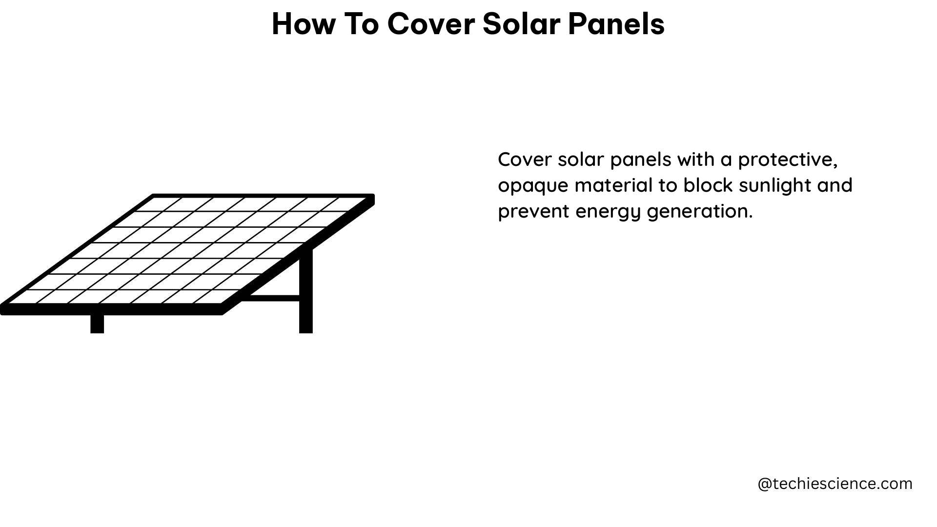 how to cover solar panels