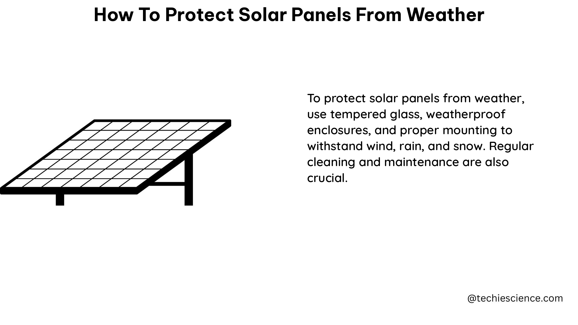 how to protect solar panels from weather