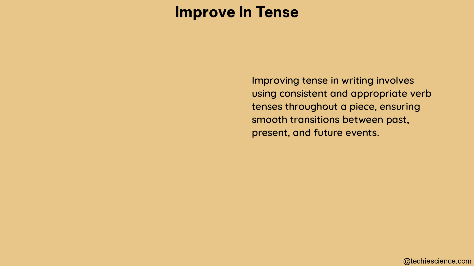 improve in tense