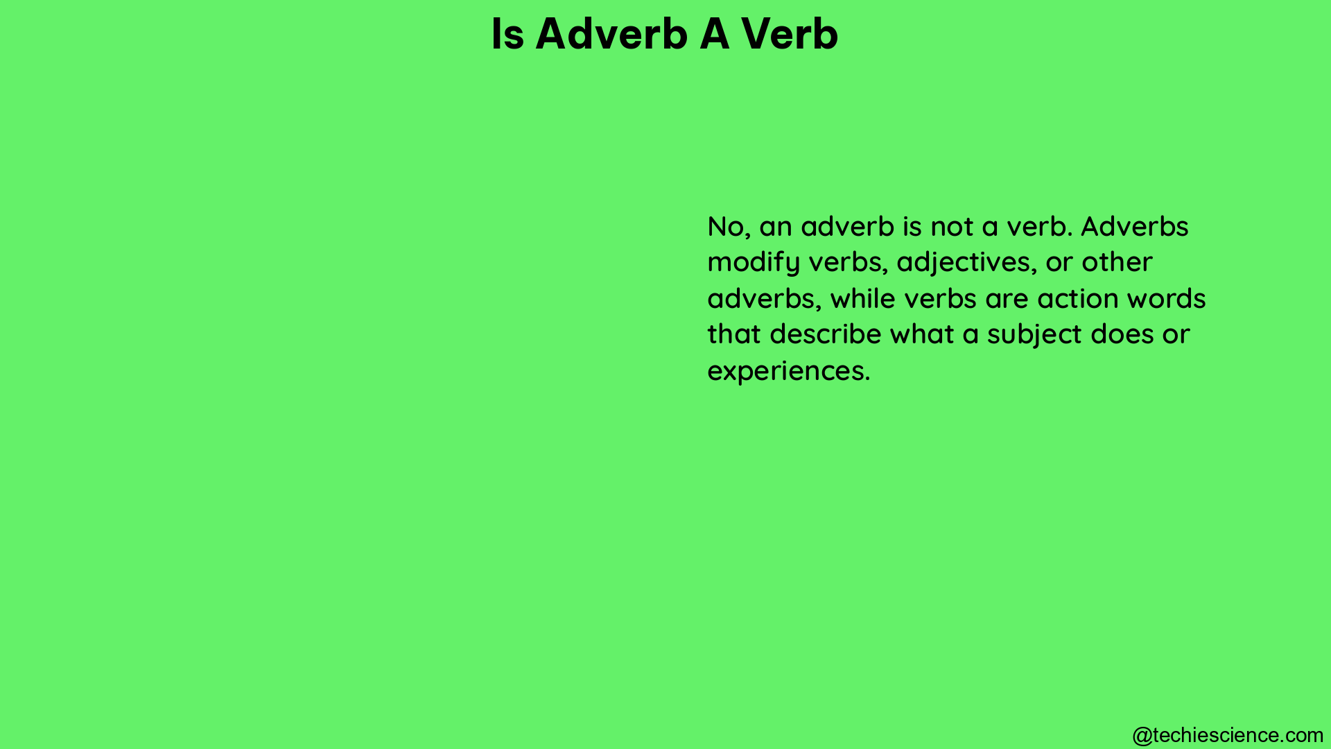 is adverb a verb