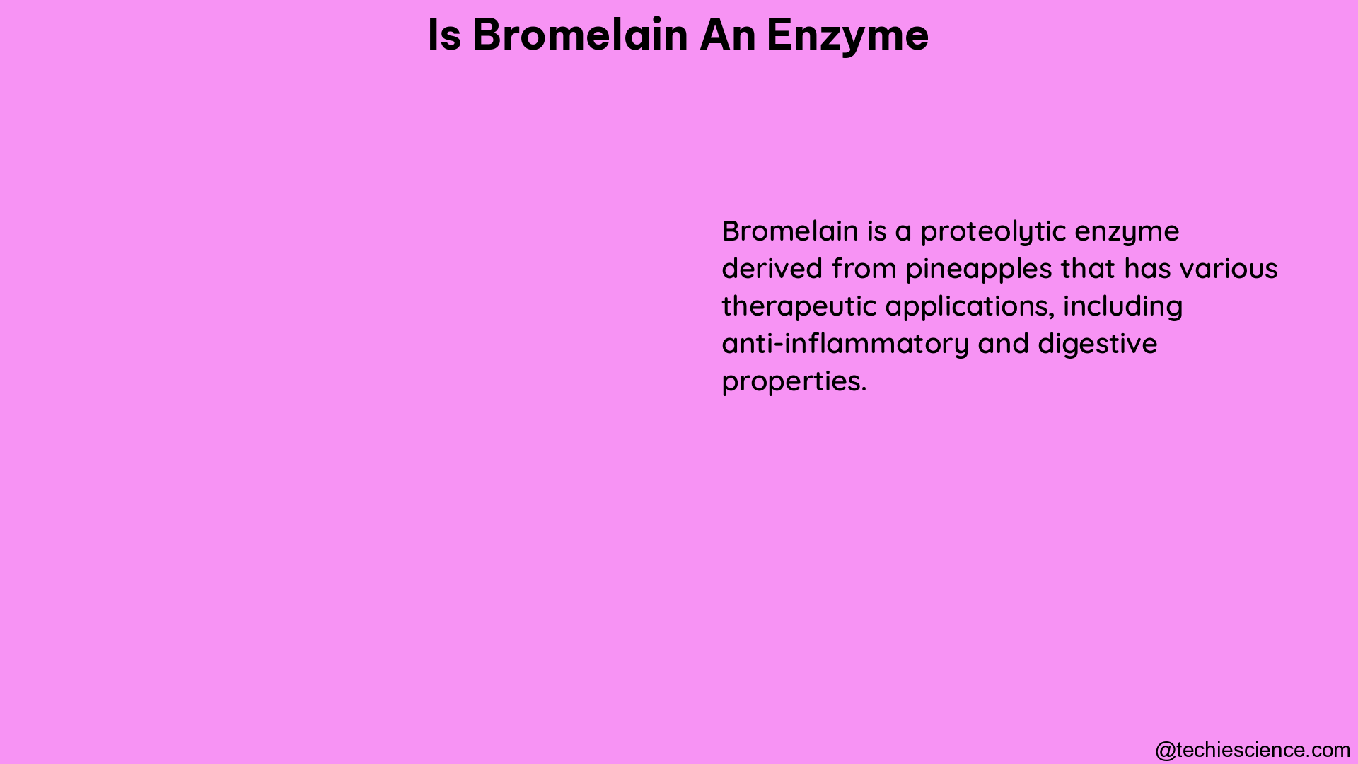 is bromelain an enzyme