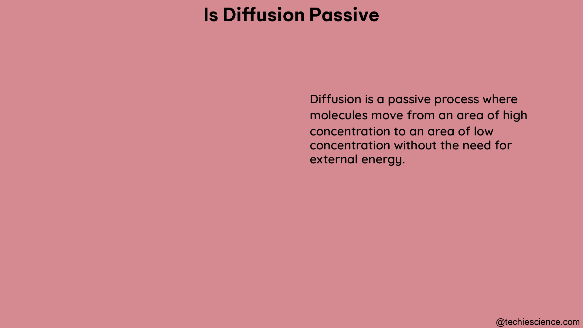 is diffusion passive