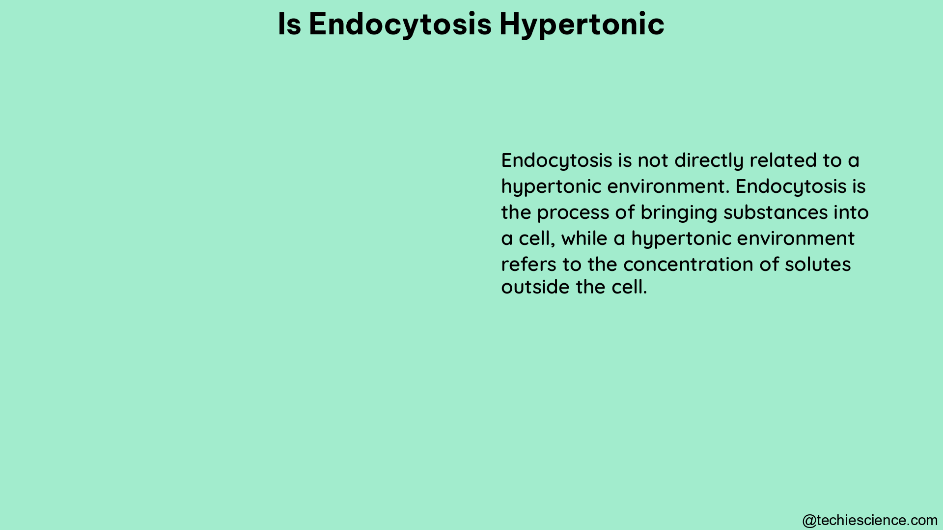 is endocytosis hypertonic