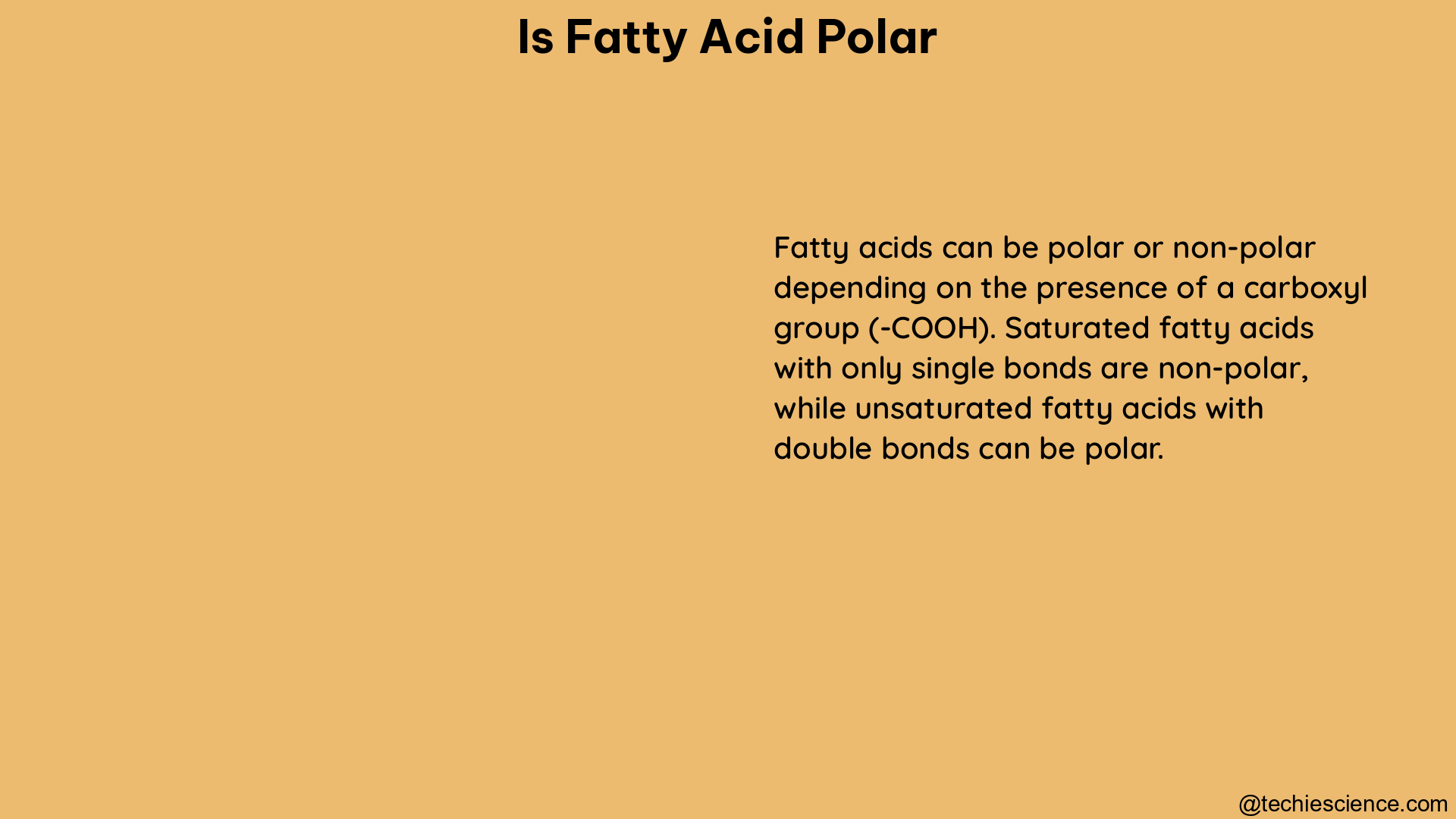 is fatty acid polar