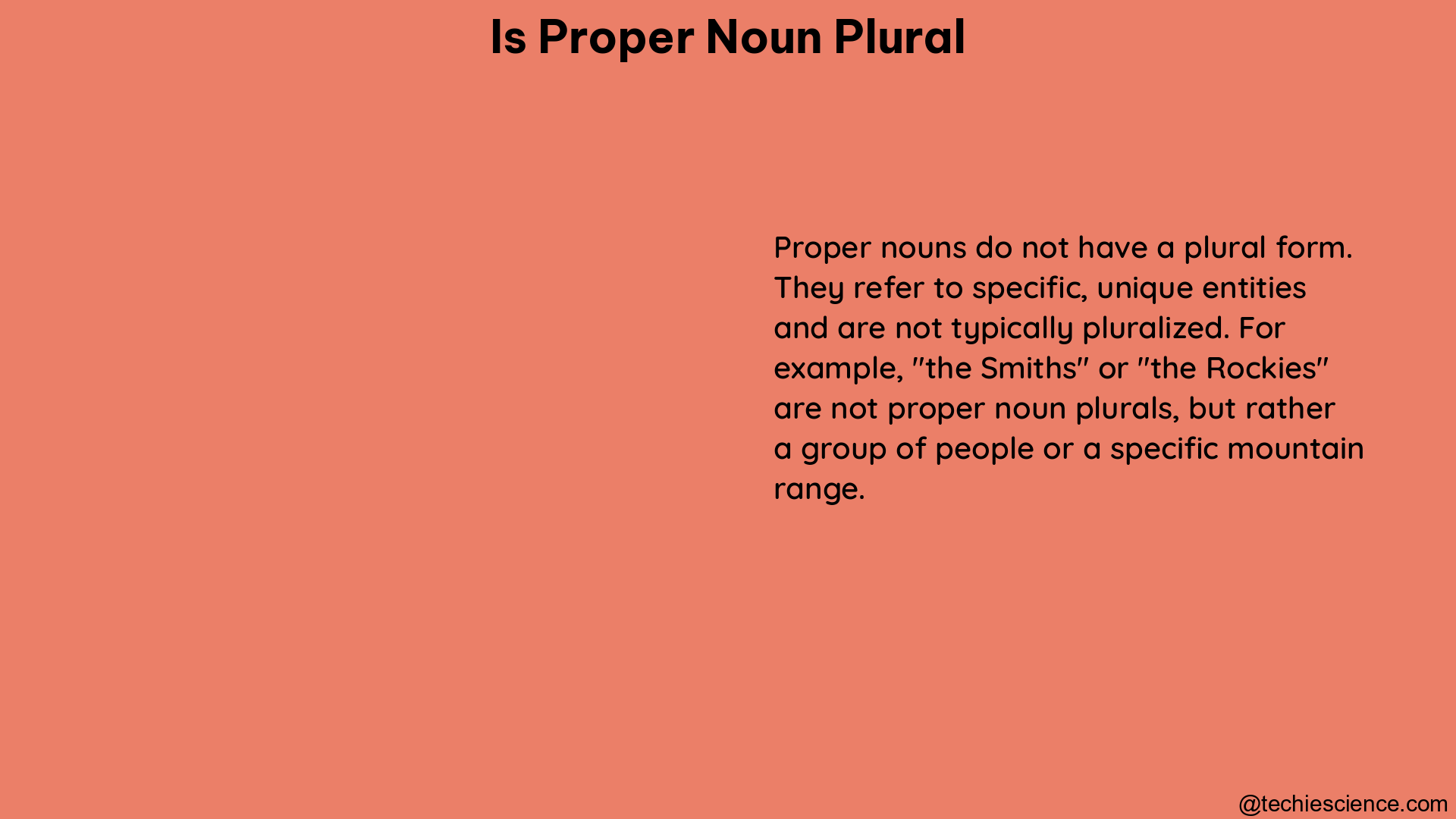 is proper noun plural