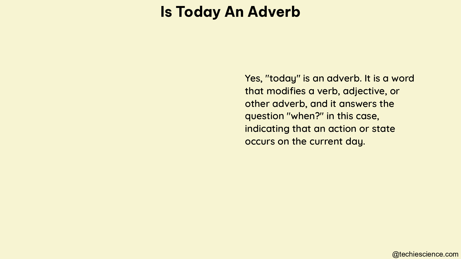 is today an adverb