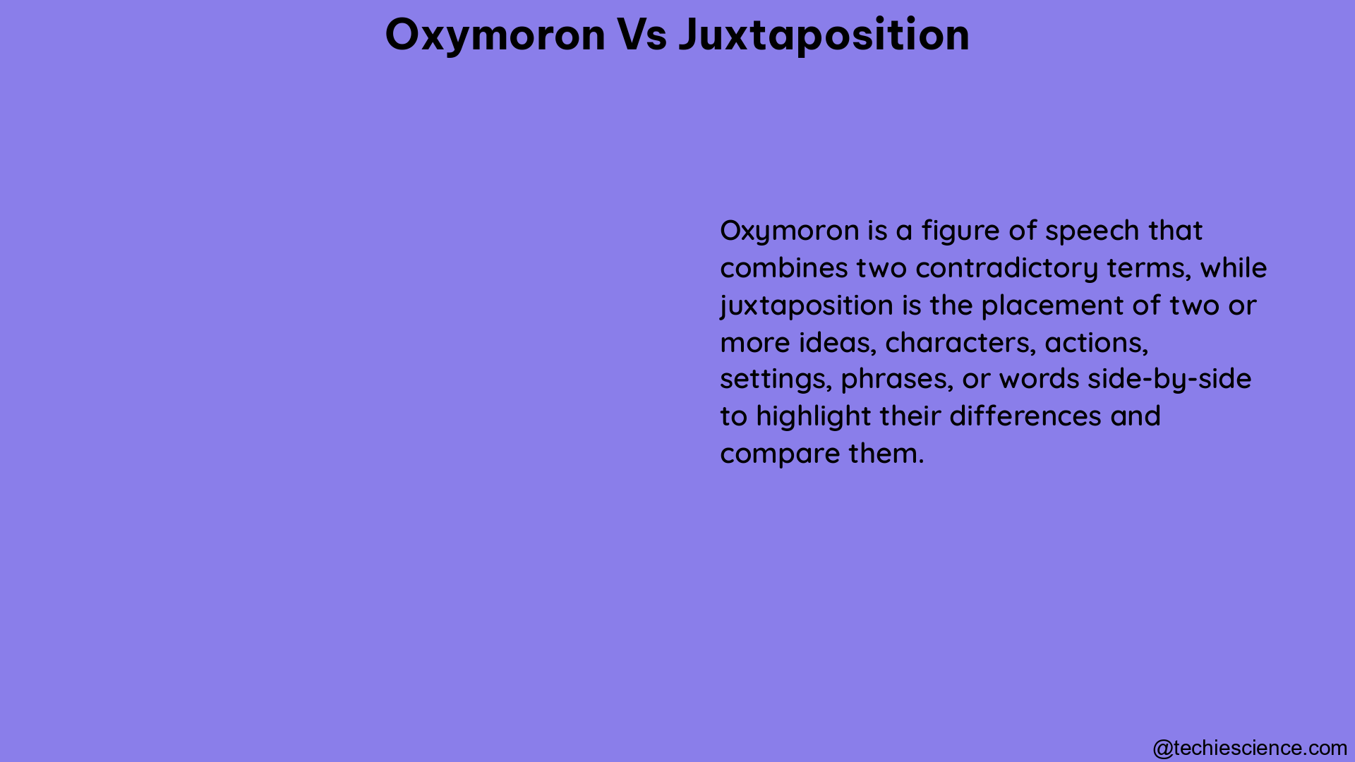 oxymoron vs