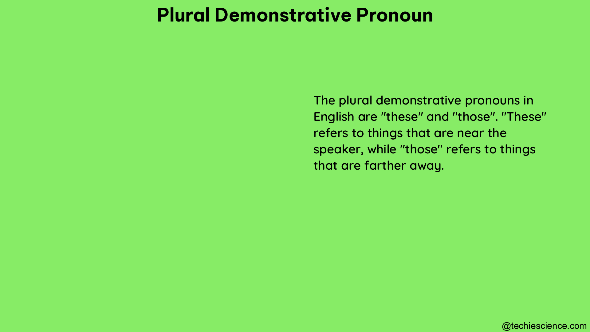 plural demonstrative pronoun