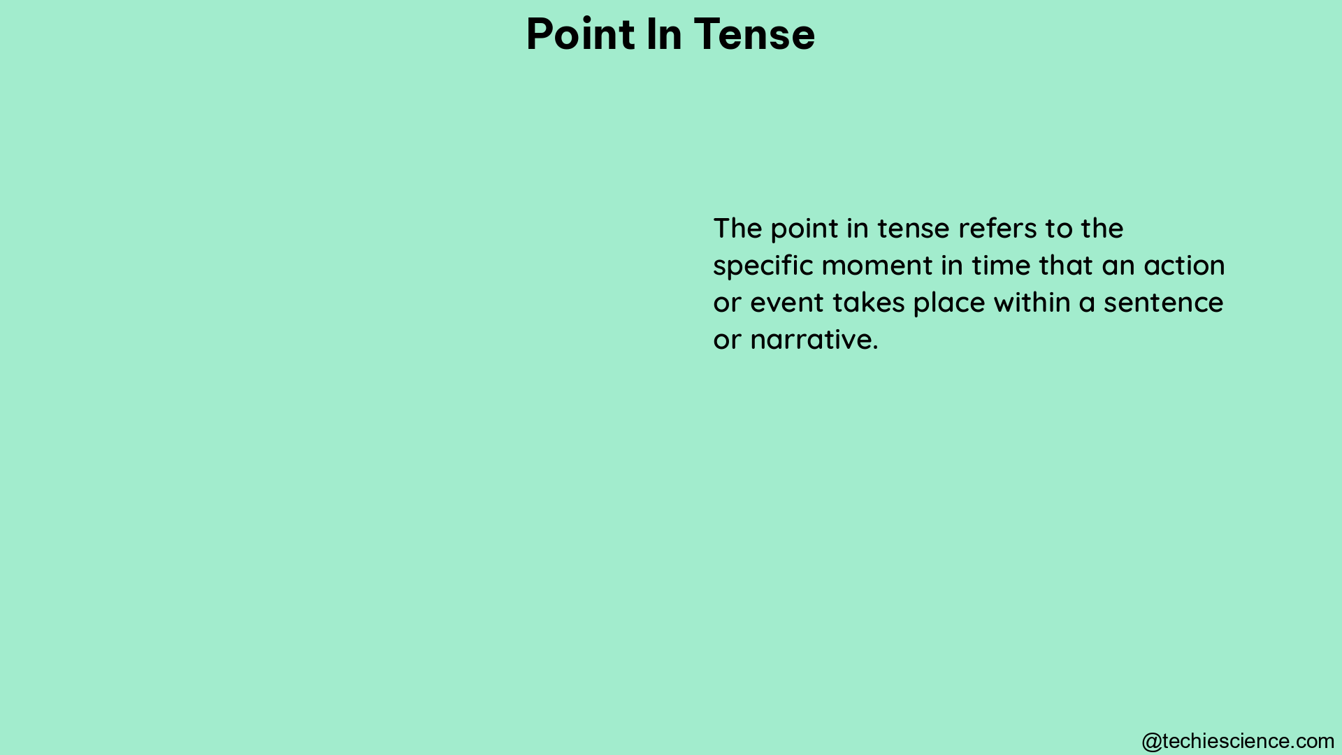 point in tense