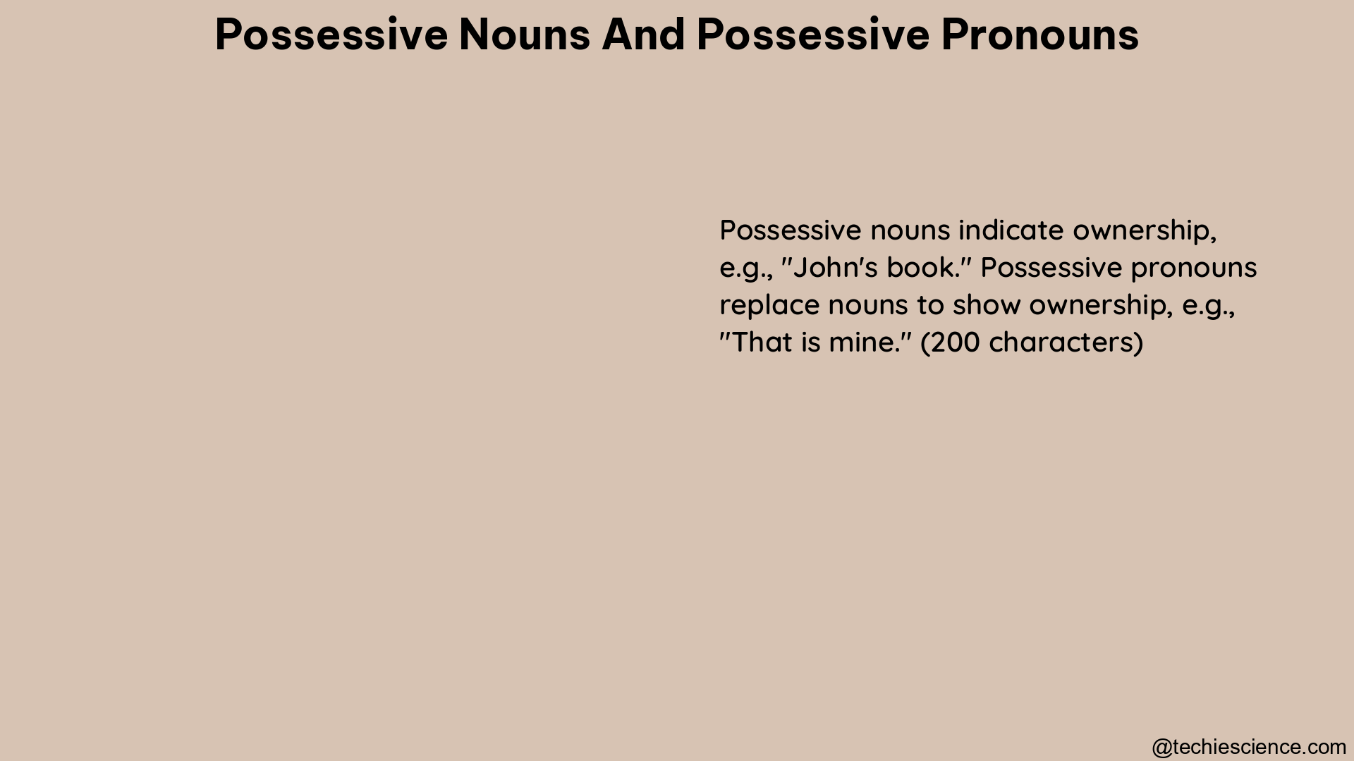 possessive nouns and possessive pronouns