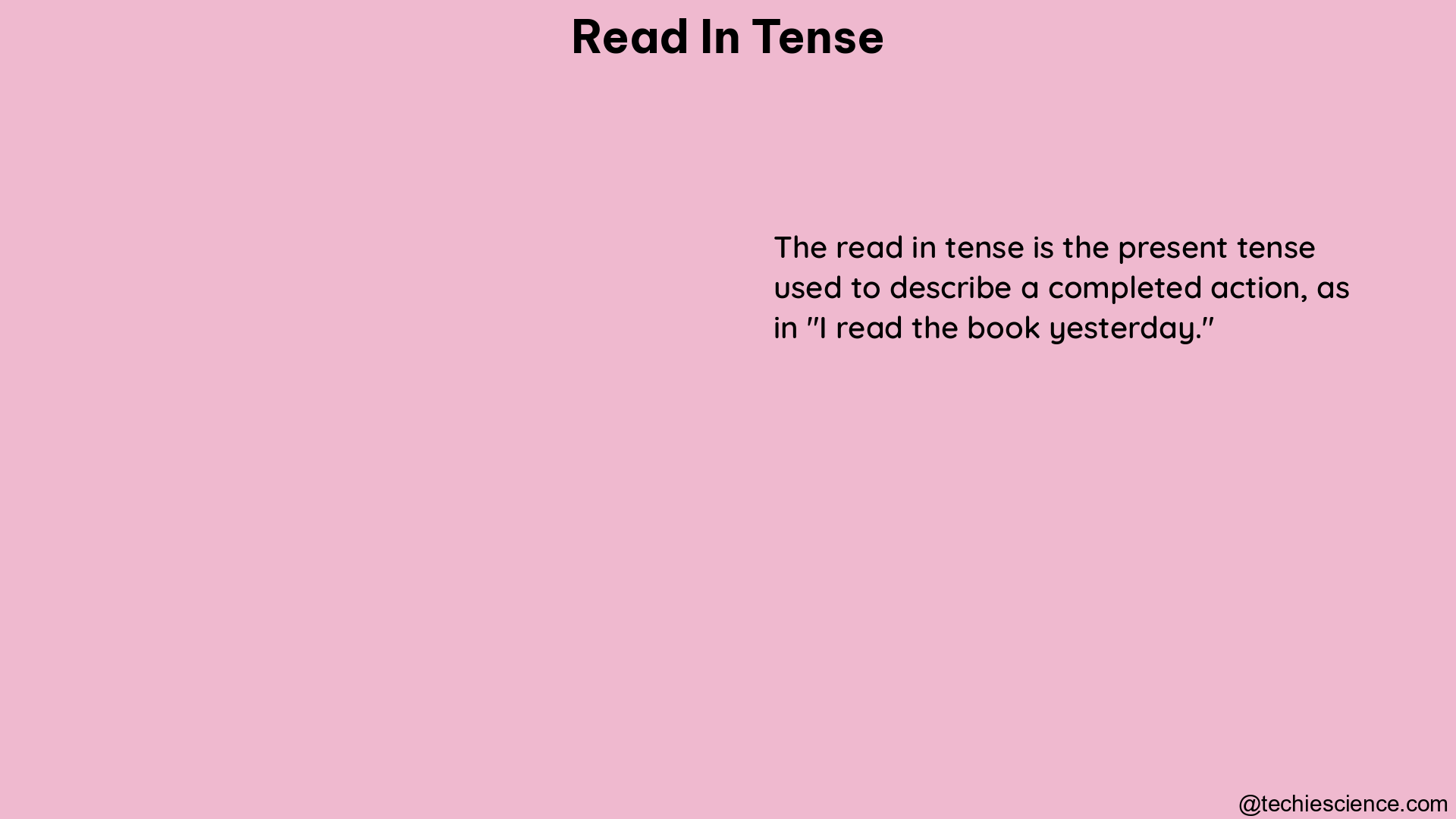 read in tense