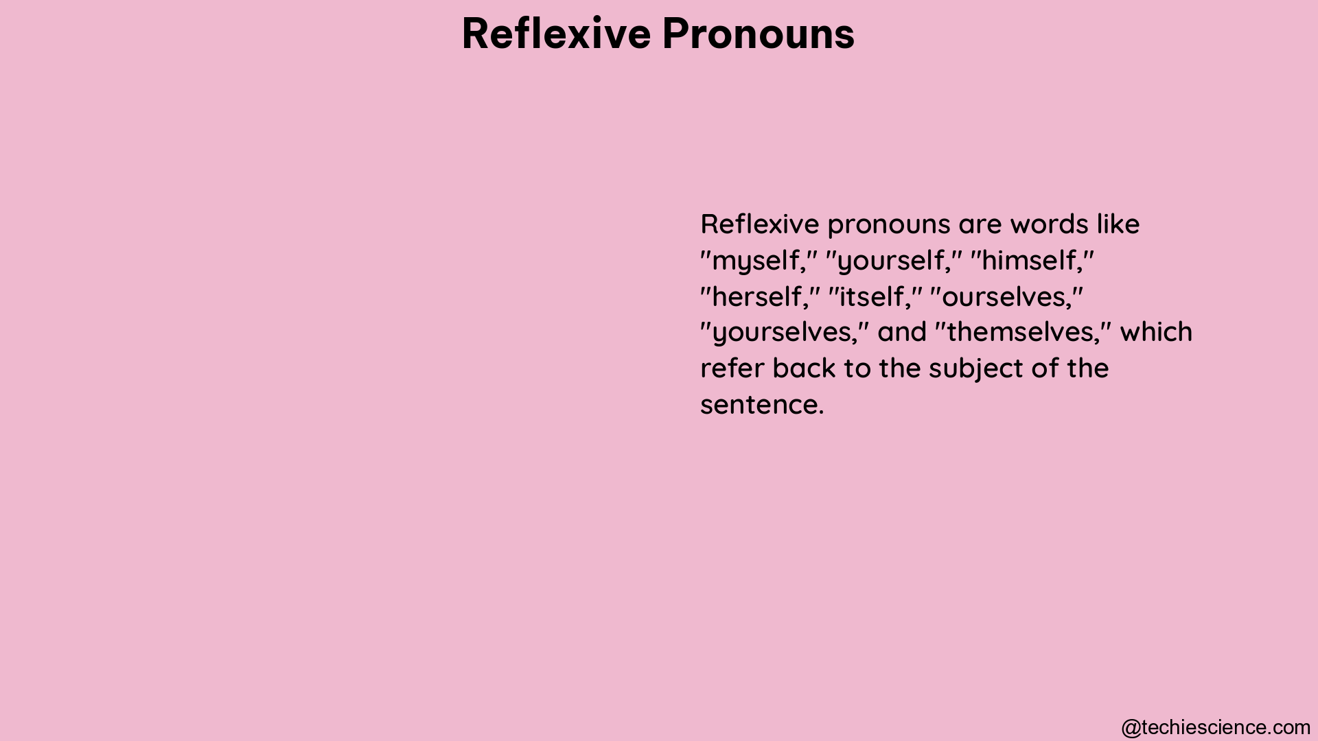 reflexive pronouns 1