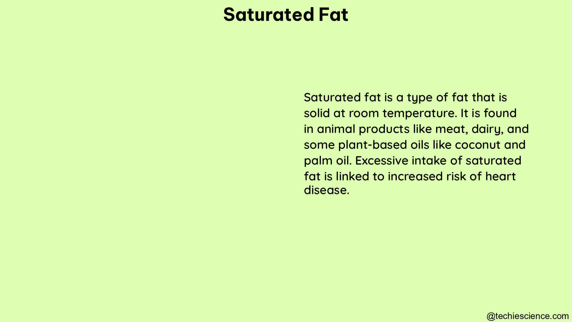 saturated fat