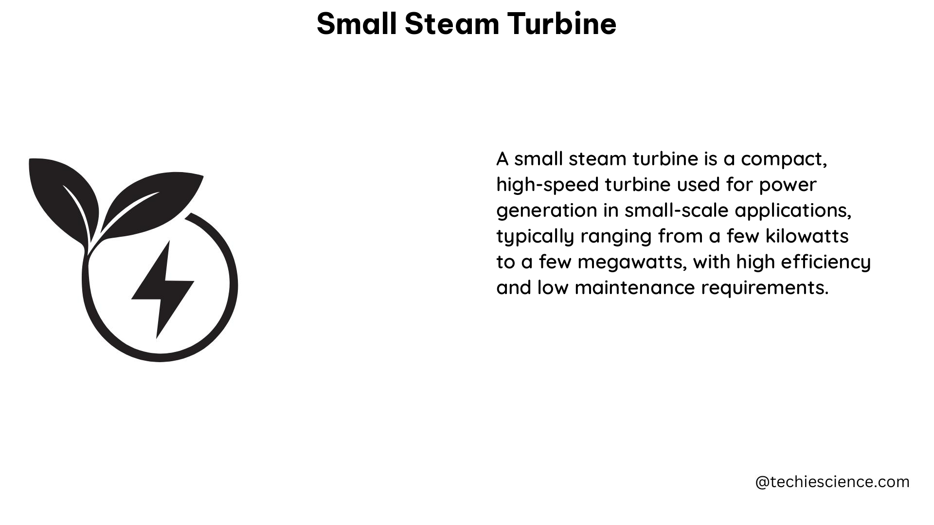 small steam turbine